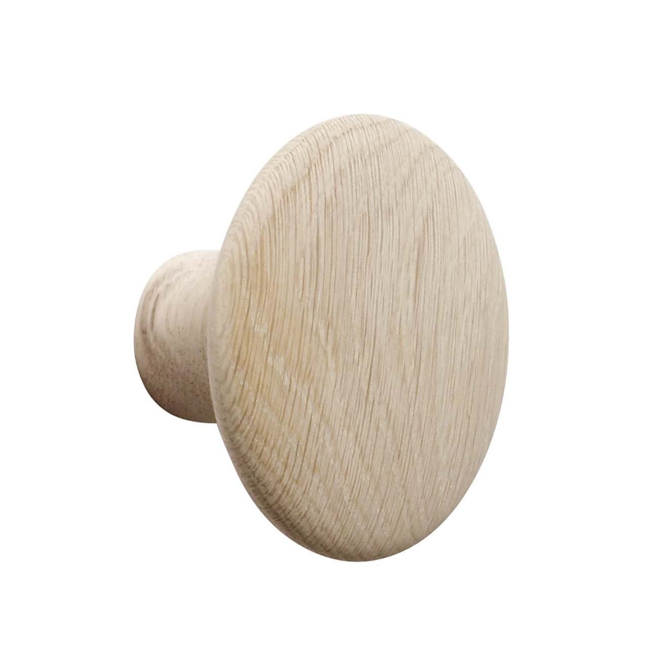 Muuto The Dots Coat Hooks Oak - Small - Ø9 cm