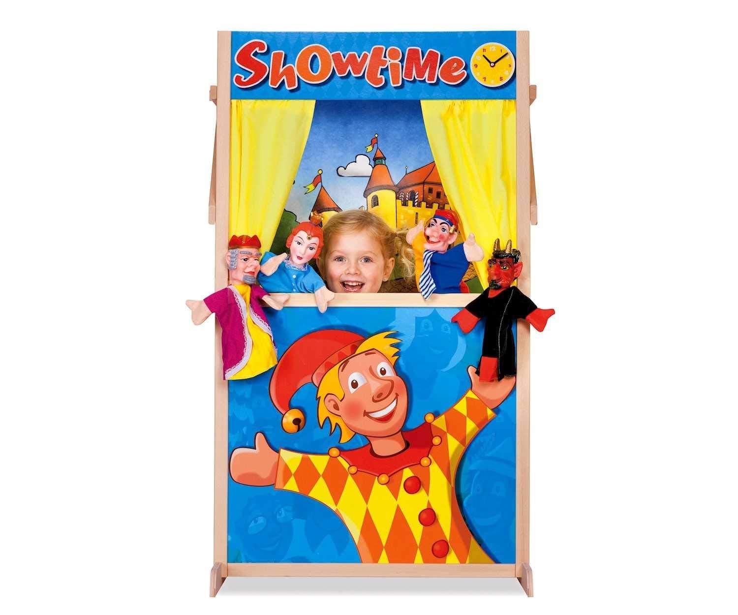 Eichhorn Wooden Puppet Theater Booth (Multi-Colour)