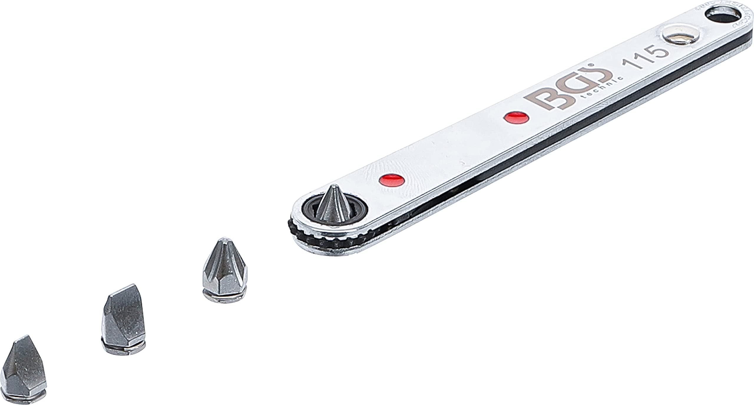 115 | Special Bit Ratchet | extra thin | 6.3 mm (1/4") Drive | incl. 4 special bits