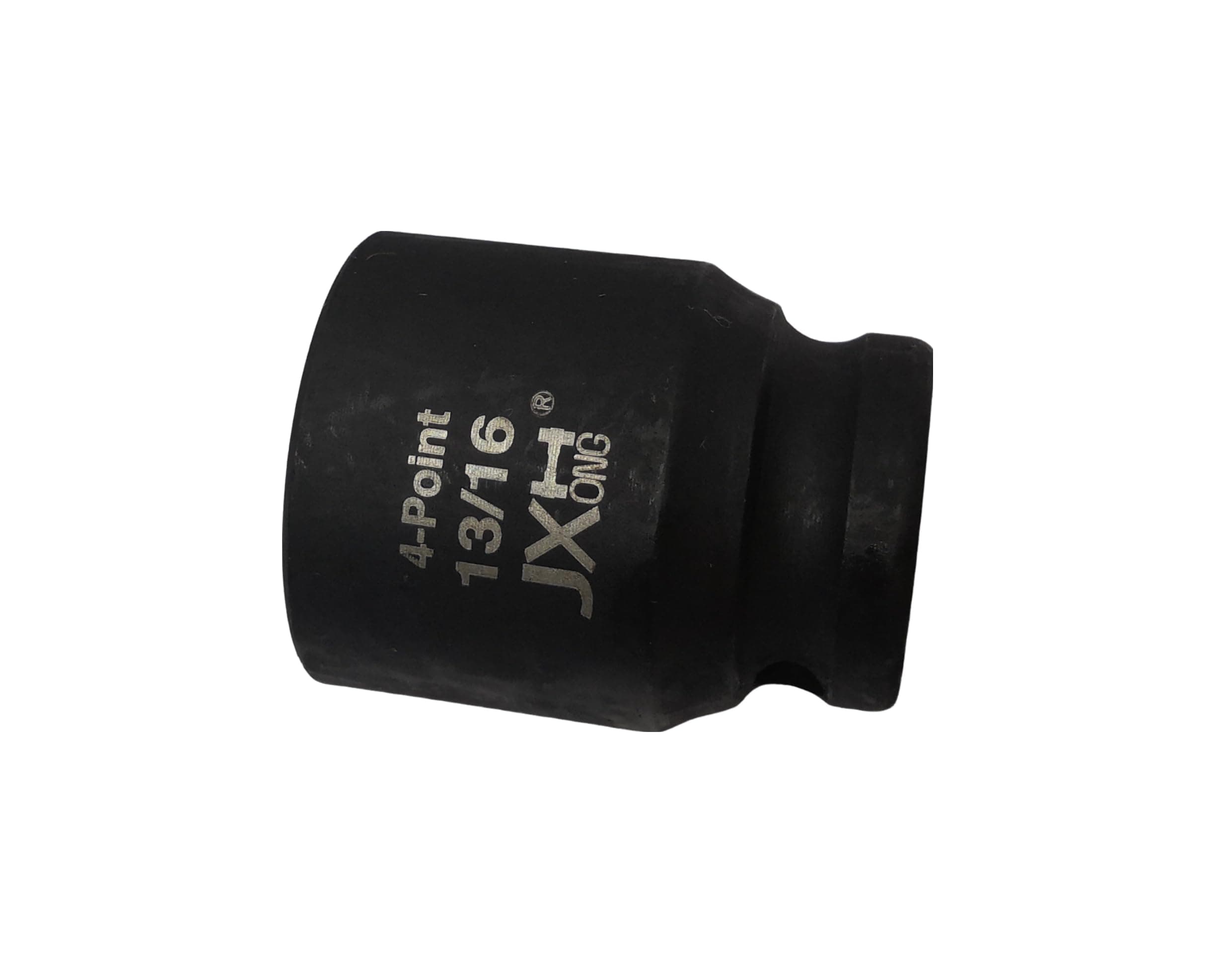 1/2" Drive 13/16" 4-Point Square Socket, Heat Treated Cr-V Alloy Steel