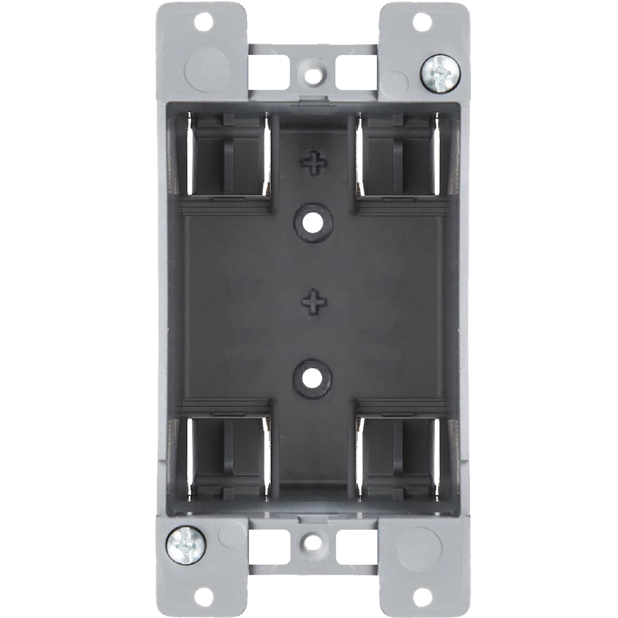 1-Gang PVC Old Work Electrical Outlet Box (1-pack) | 14 cu. in. Plastic Junction Box for Switches, GFCI, or Duplex Receptacle Outlet | Old Work Electrical Box for Home Improvement