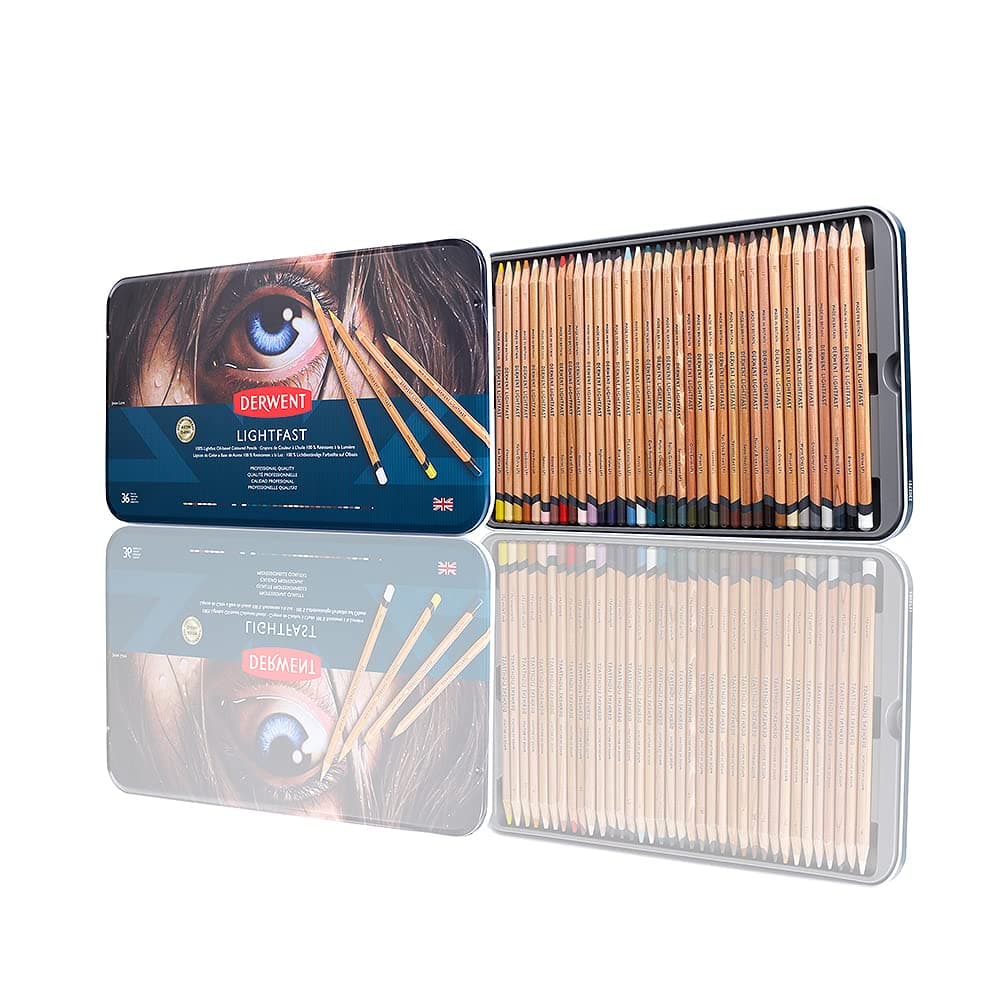 Lightfast Pencil Set, 36-Color Tin Set