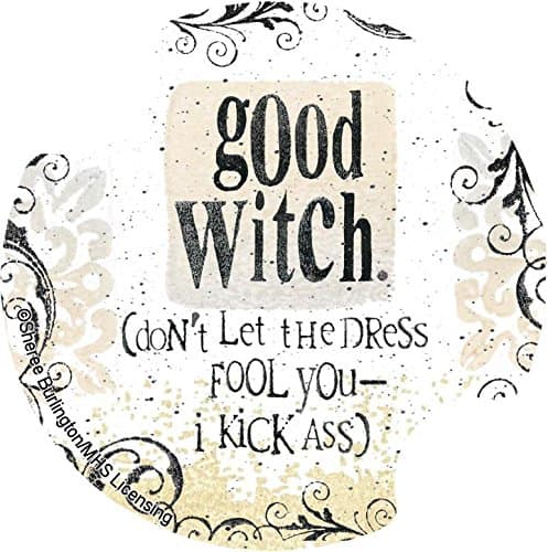 Thirstystone Good Witch Car Cup Holder Coaster, 2-Pack