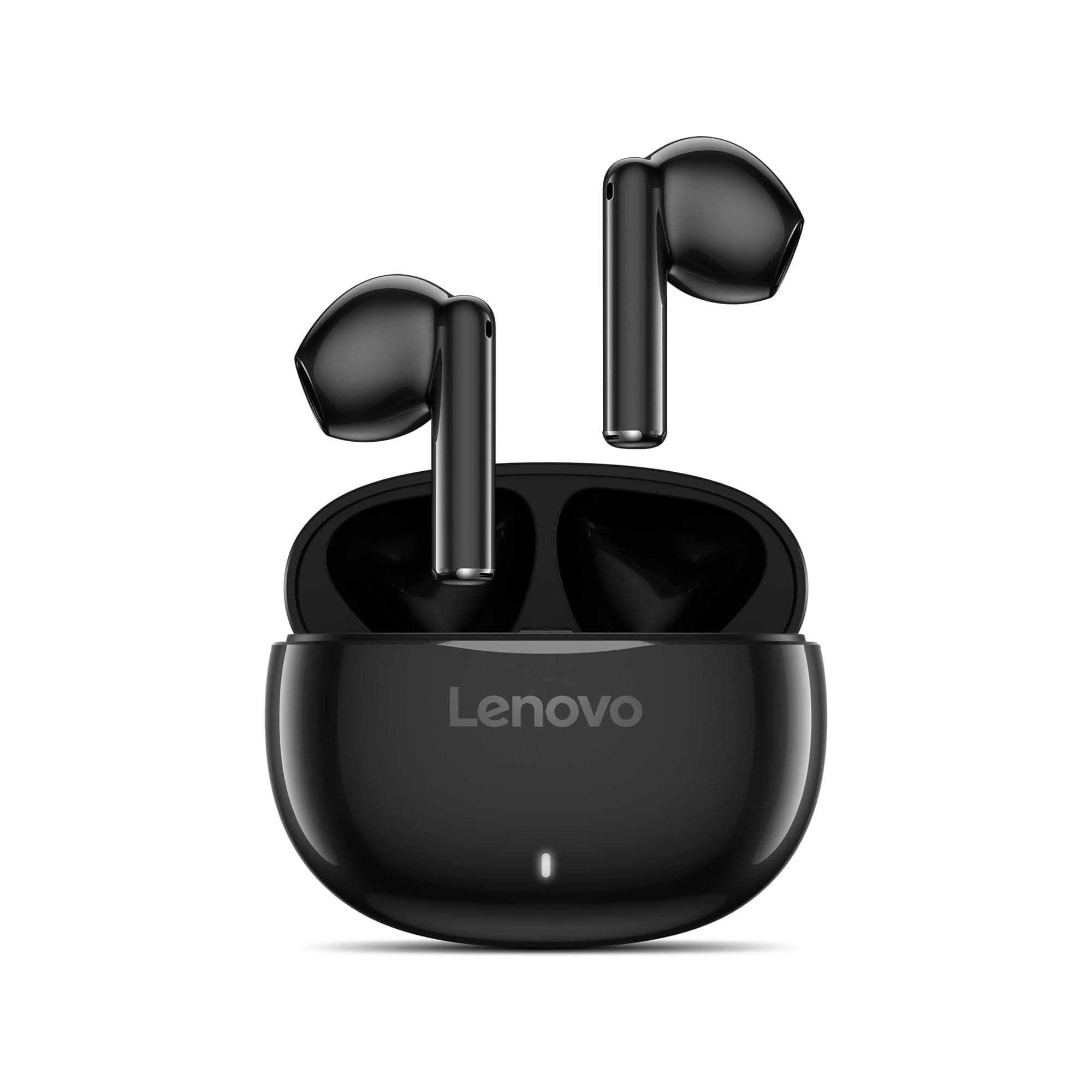 Lenovo E310 True Wireless Stereo Earbuds Bluetooth 5.3 ENC Noise-Cancelling Ear Buds with 13mm Speaker Type-C Charging 20h Battery Life for Music Calls Comfortable Fit Wireless Earbuds - Black