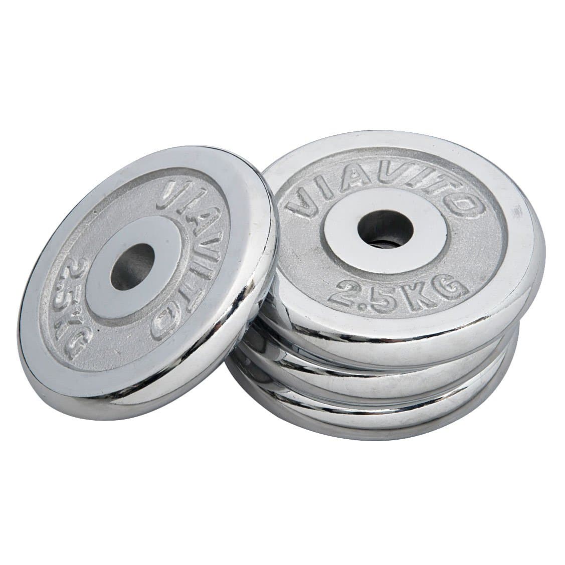 VIAVITO Chrome Standard Weight Plates