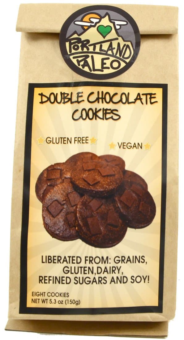 Paleo Cookies, Double Chocolate (8 Per Package)