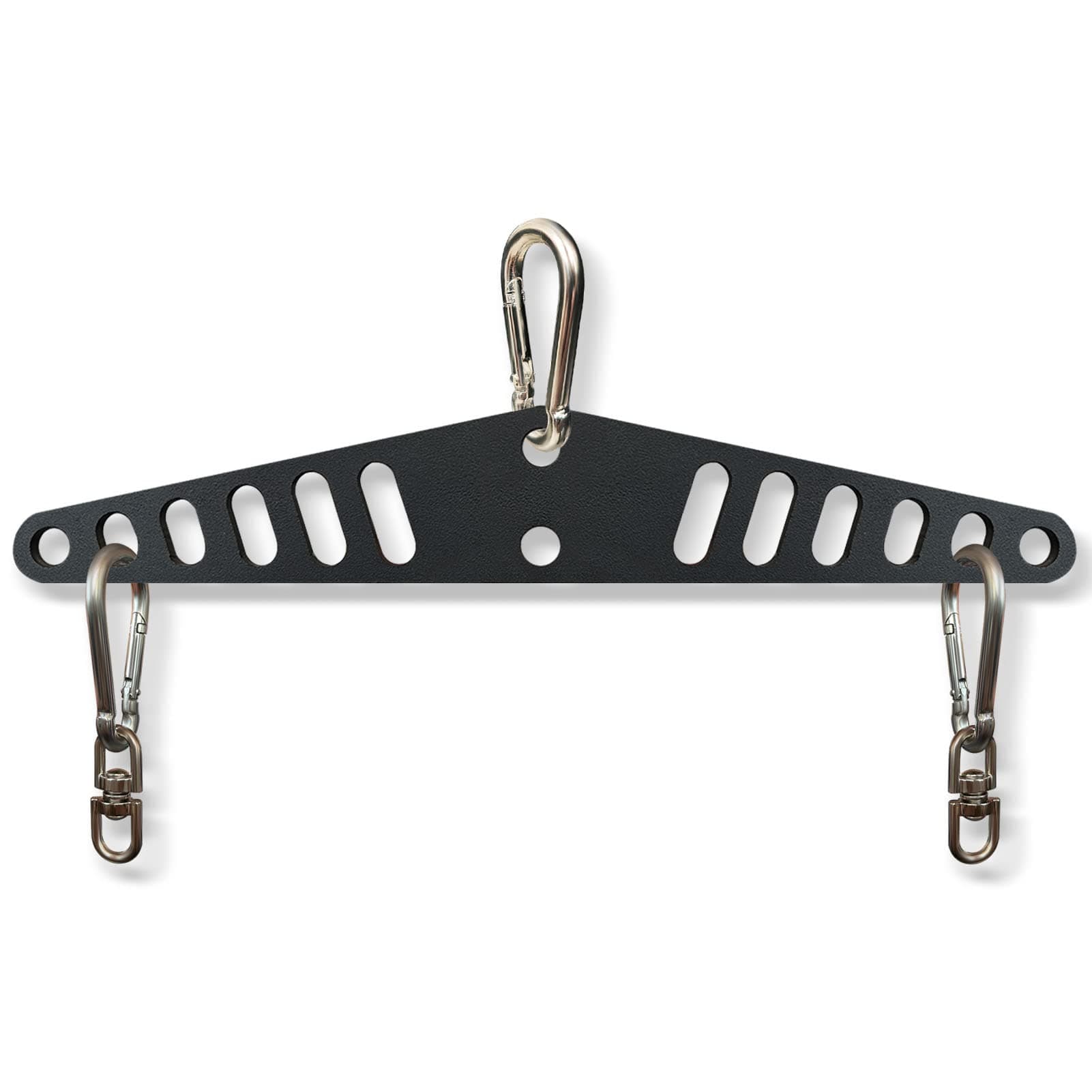 Multi-Grip LAT Pull Down Bar for Home Gym Fitness, Spreader Plate LAT Pulldown Attachments for Pulley System Cable Machine, Double to Single Cable Attachment Exercise Handle