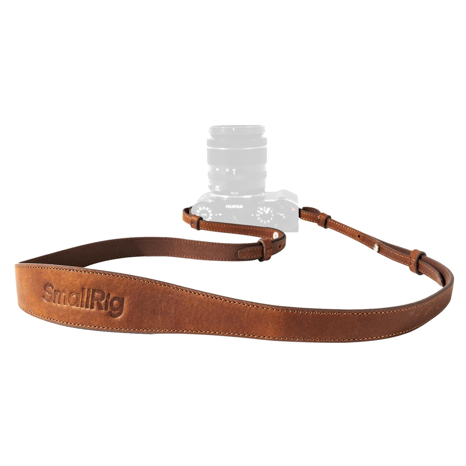 – Universal Leather Camera Neck Shoulder Strap for DSLR, Adjustable 100 to 110cm (39 to 43in), Max Load 10kg (22lb), Ergonomic Shoulder Support for Travel/Vlogging