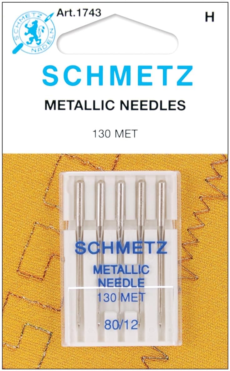 Schmetz Metallic 5pk 80/12