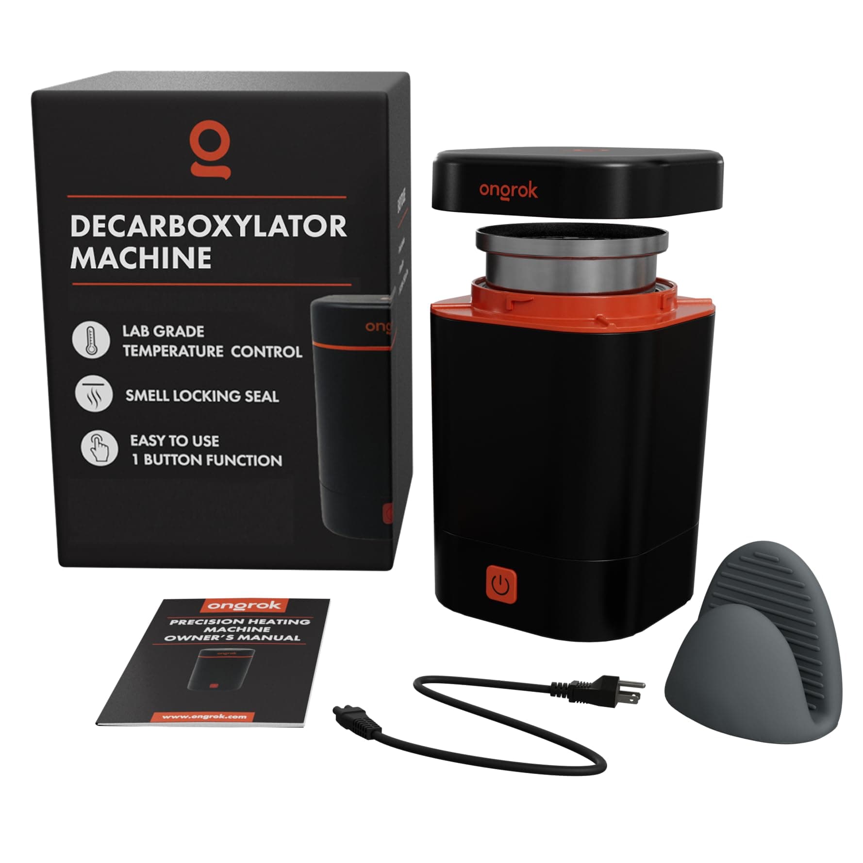 ONGROK Decarboxylator Machine for, Easy to Use and Beginner Friendly, Herb Decarb Box Appliance