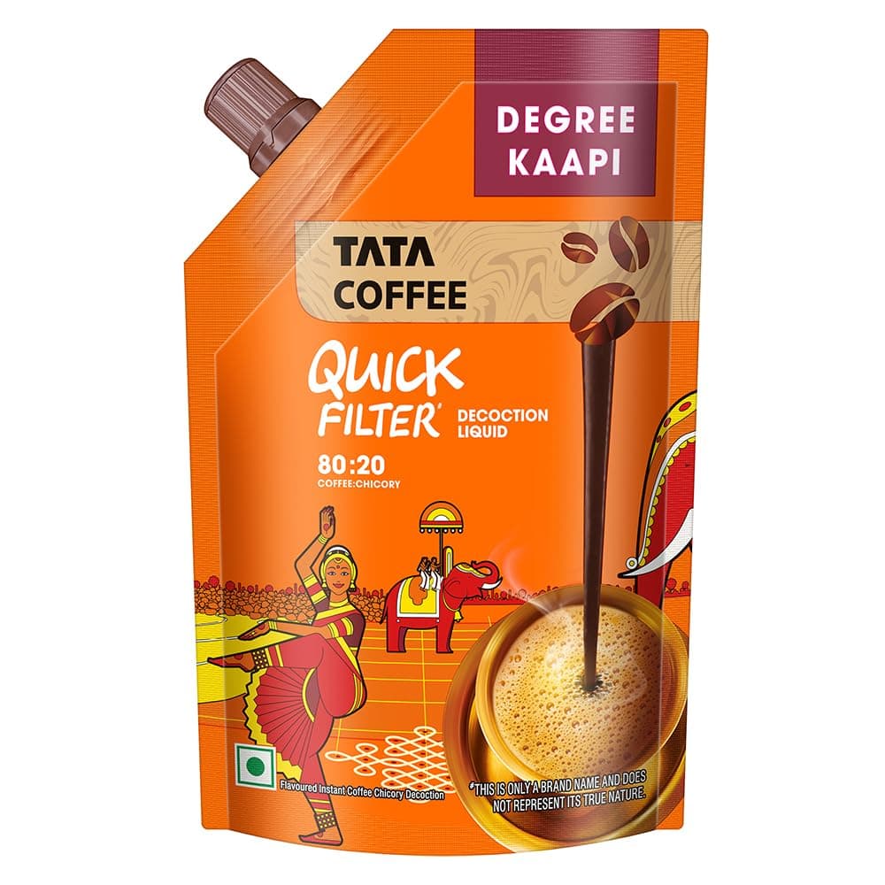 TATA COFFEE GRAND Quick Filter Decoction Liquid | Degree Kaapi | Decoction Liquid | Filter Like Experience | Easy to Make | Up to 16 Serves | 200ml