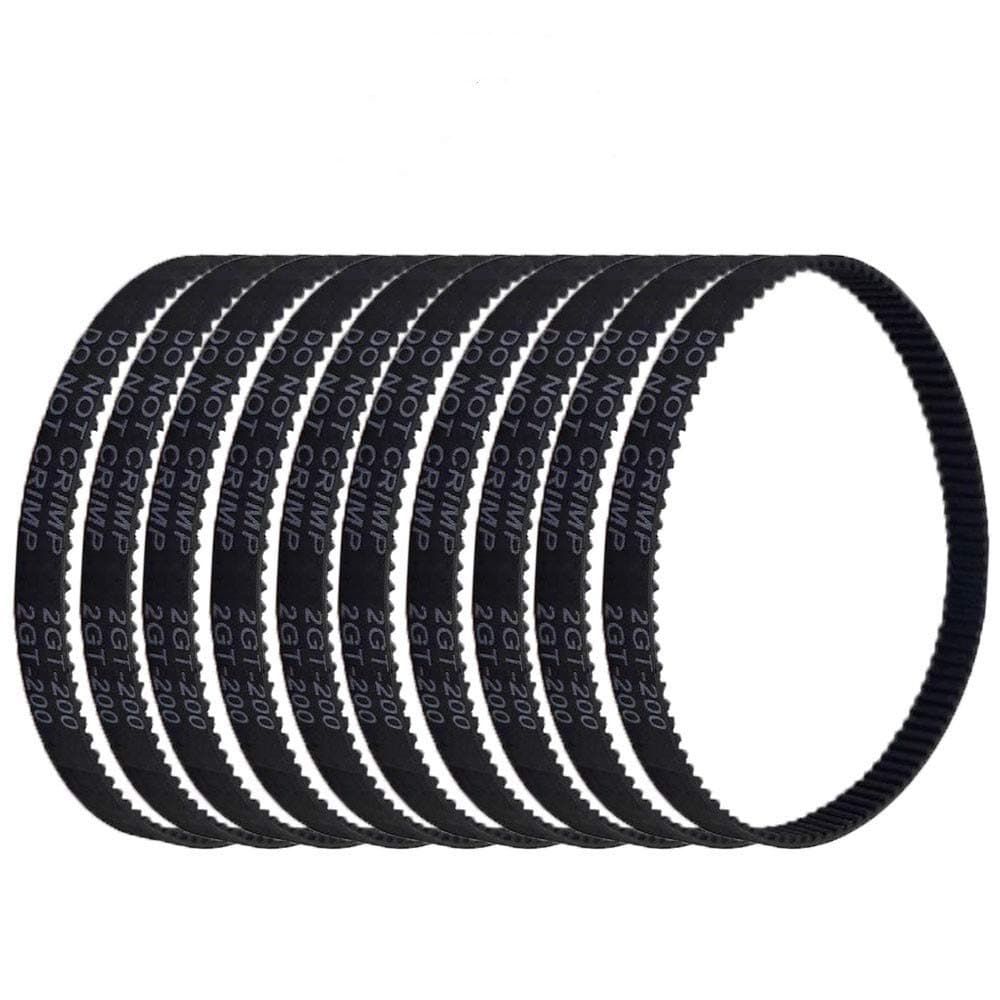 3Dman GT2 Timing Belt Closed Loop Rubber Belt 200mm for Width 6mm for 3D Printer -10pcs