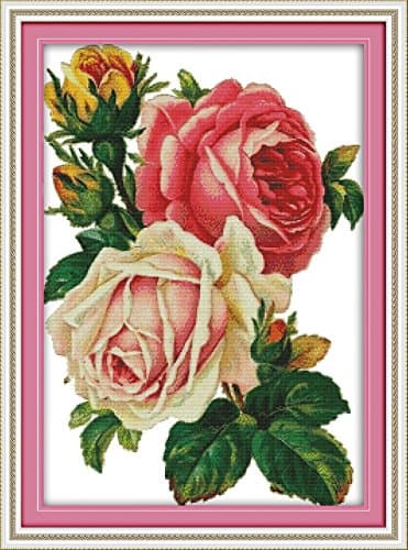 Aello Counted Cross Stitch, Rose Lover - 14CT