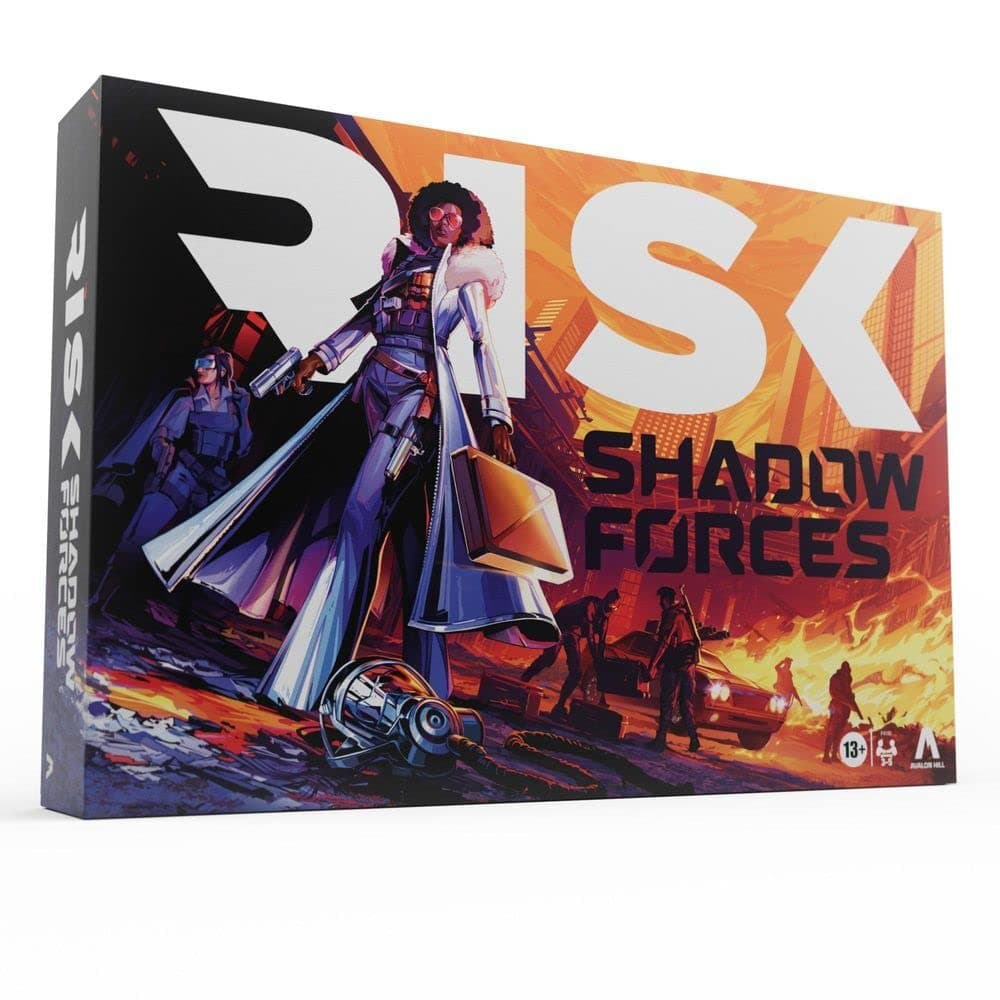 RISK Hasbro Gaming Shadow Forces Strategy Board Game, War Games, Board Games for Adults and Family, Ages 13 and Up, for 3-5 Players, Avalon Hill