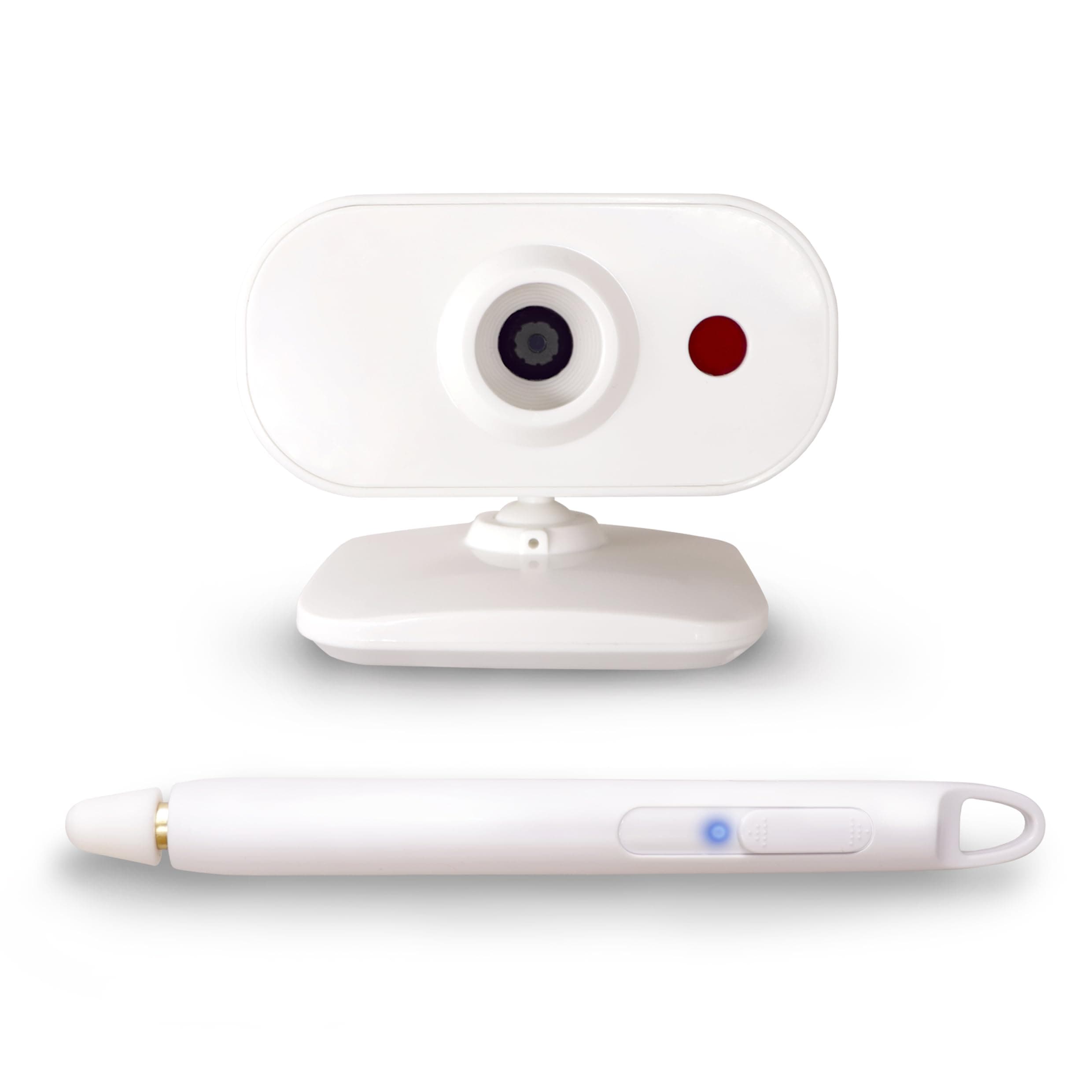 Interactive Whiteboard System Smart Teaching Whiteboard with Pen Only Support Windows System Computer and Long Focus Projector for Home Office, Classrooms and Meeting