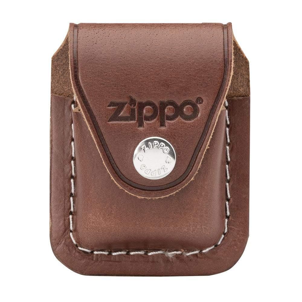 Zippo Brown Lighter Pouch with Clip