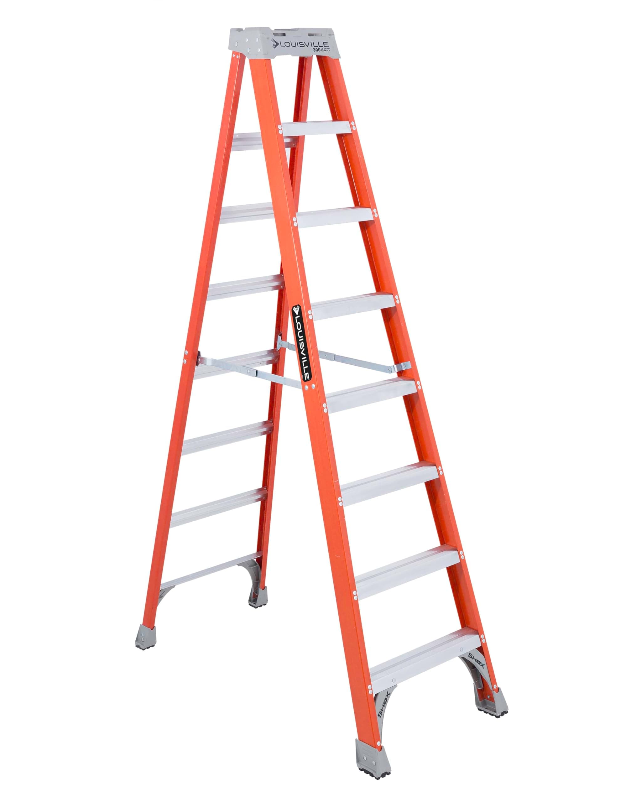 FS1508 Ladder, 8-Foot, Orange