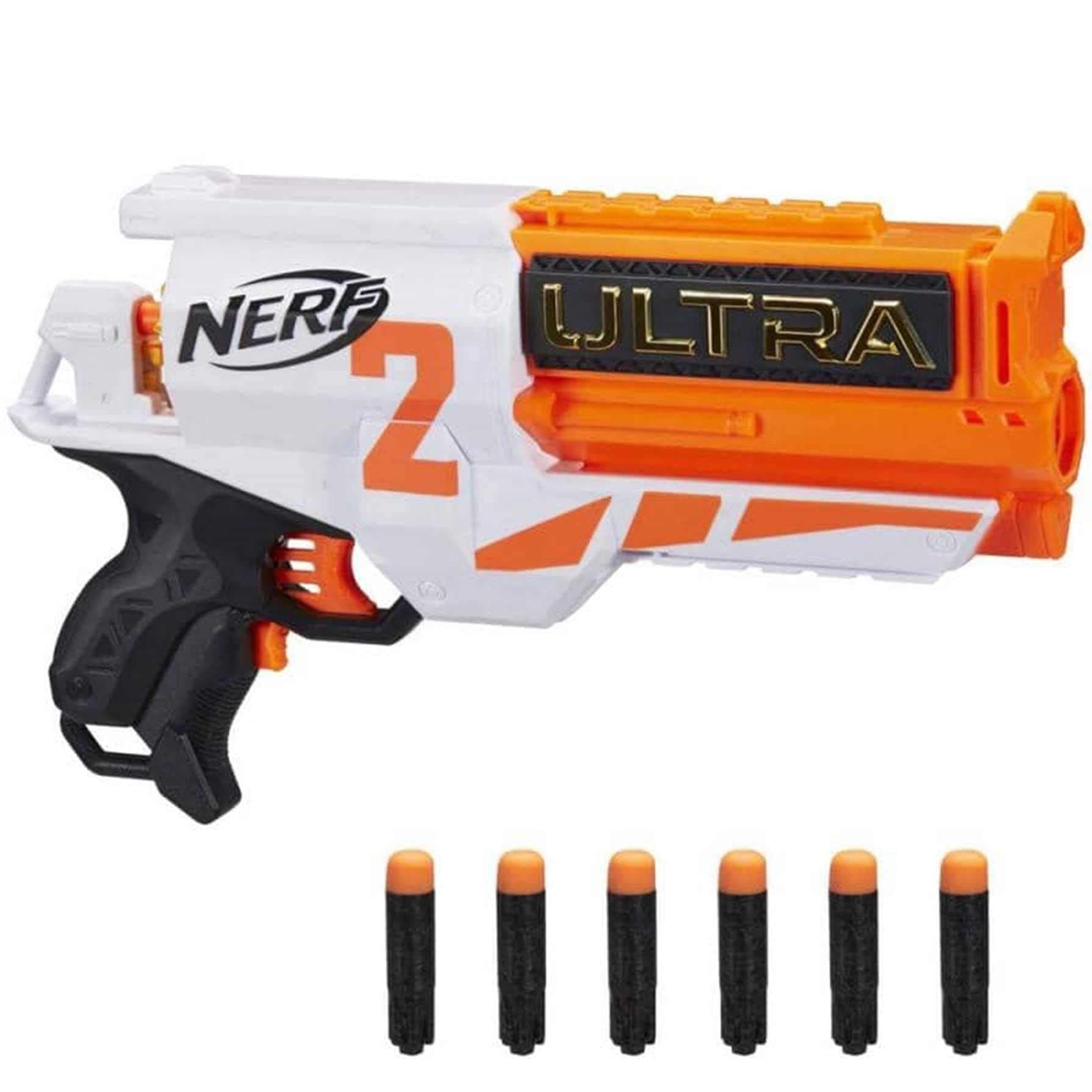 Nerf Ultra Two Motorized Blaster - Fast-Back Reloading, 6 Nerf Ultra Darts - Compatible Only With Nerf Ultra Darts
