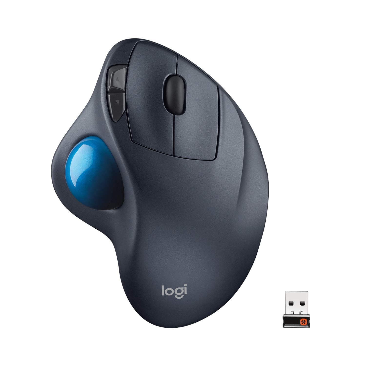 Logitech M570 Wireless Trackball Mouse, Dark Gray (PS4)