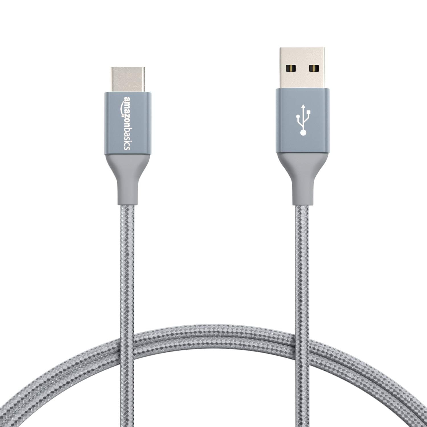– USB-C to USB-A 2.0 Fast Charger Cable, Nylon Braided Cord, 480Mbps Speed, USB-IF Certified, for Apple iPhone 16/15, iPad, Samsung Galaxy, Tablets, Laptops, 0.9 m, Dark Gray