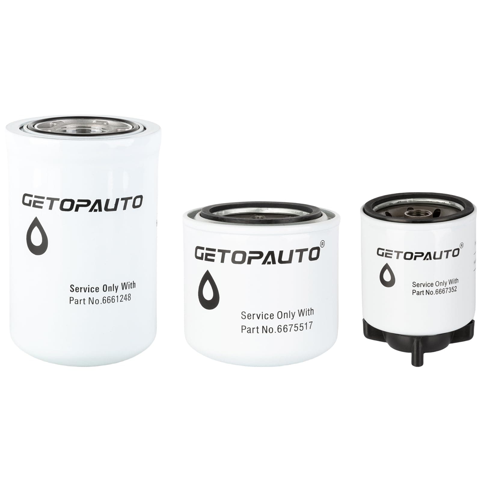 6675517 6667352 6661248 Filter Kit Compatible with Bobcat Skid Steer Loader 743 751 T140 T180 T190 S130 S150 S160 S175 S185 S205 753 763 773