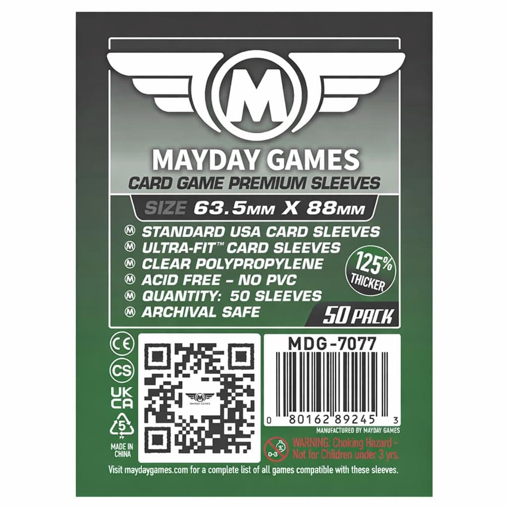 Mayday Games Legendary Game Accessory- Premium Card Sleeve Bundle