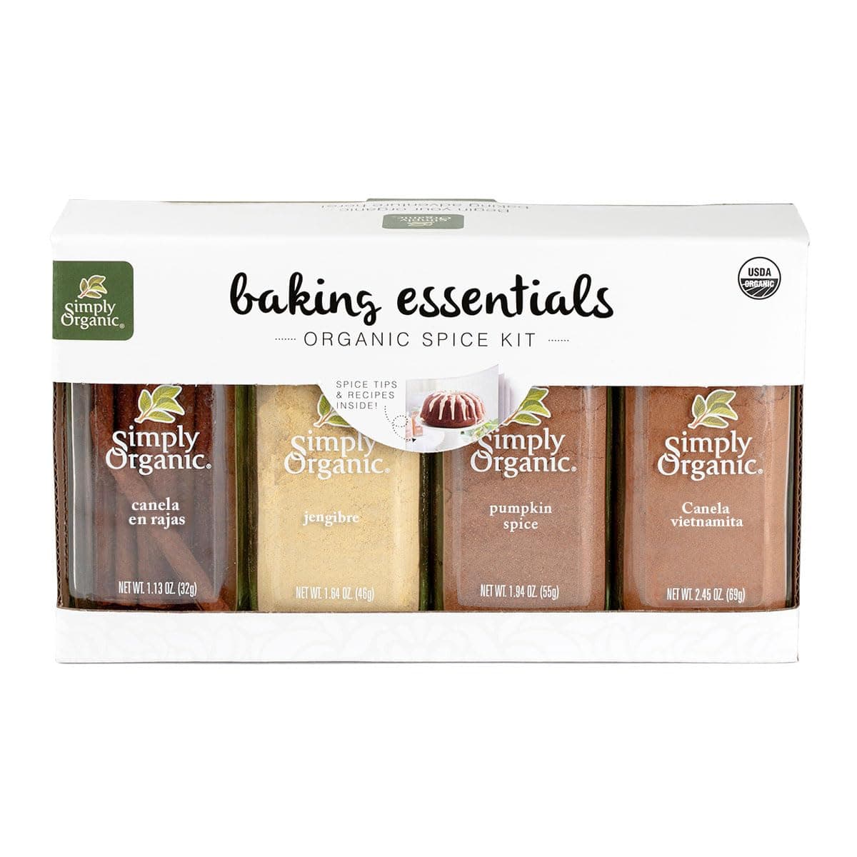 Baking Essentials Spice Kit, Pack of 4 Spices