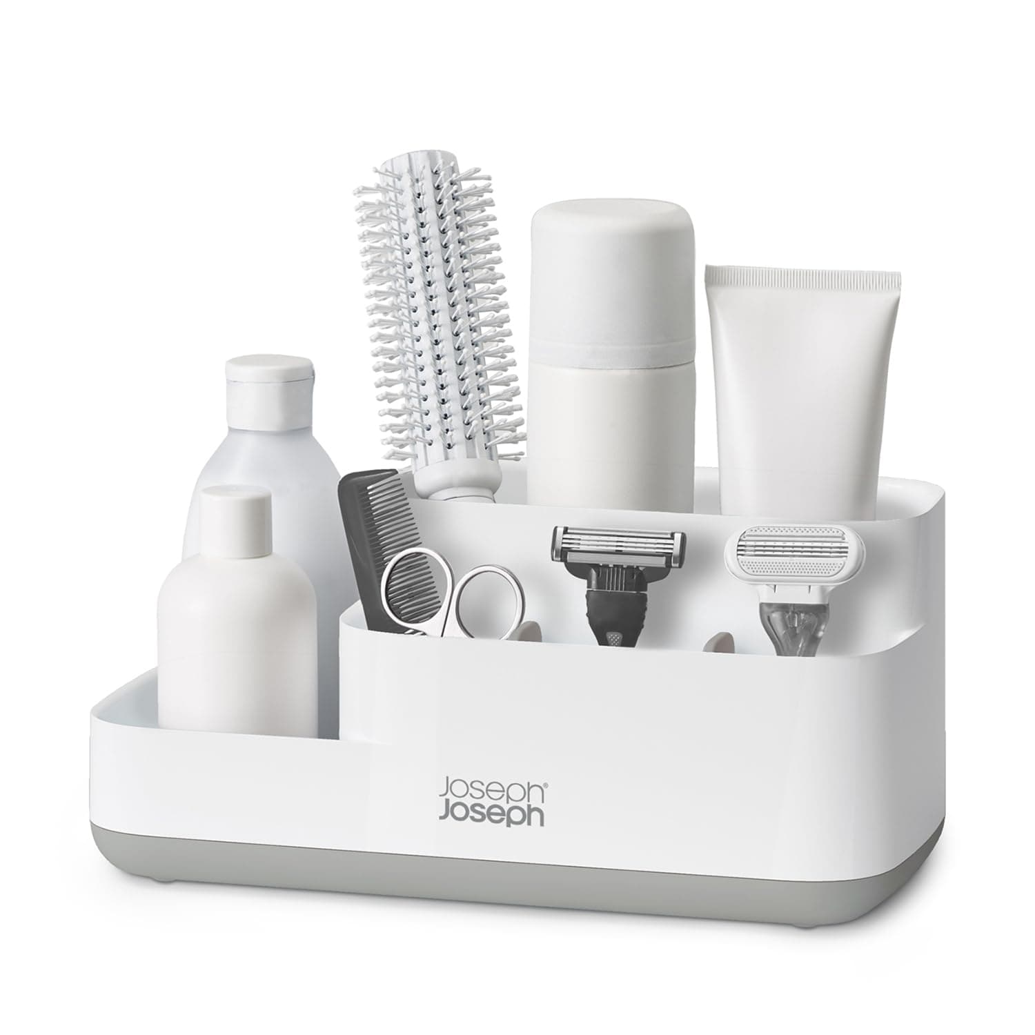 Joseph Joseph Bathroom Caddy, Plastic, Grey/White, Regular