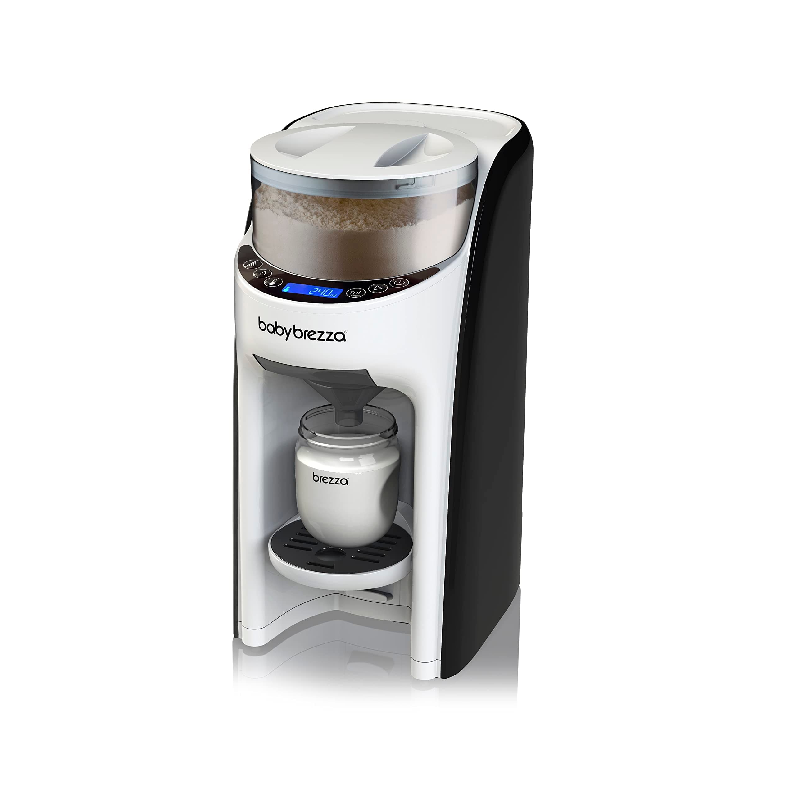 Baby Brezza Formula Pro Advanced - Automatic Bottle Maker - Mixes Milk Powder & Water Perfectly at the Touch of a Button - 3 Temperatures - For All Bottles & Powders - BPA Free - White/Black
