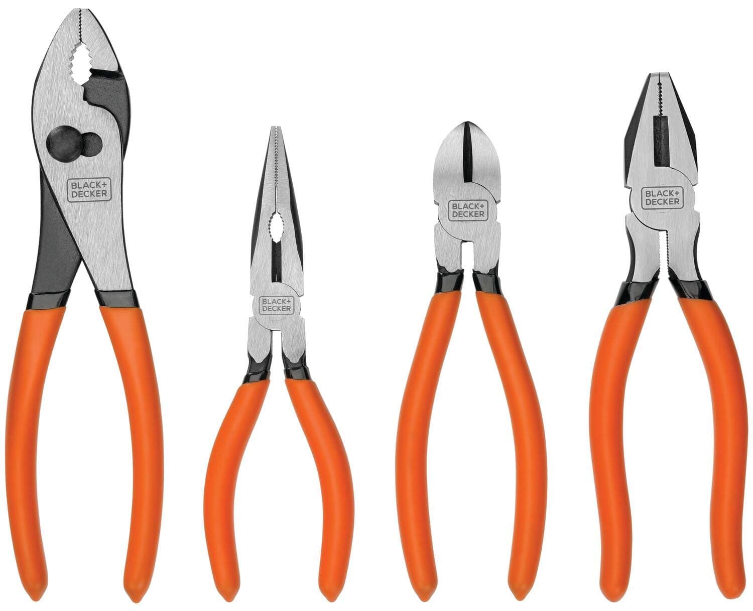Black & Decker Plier Set, 4-Piece (Bdht84002)