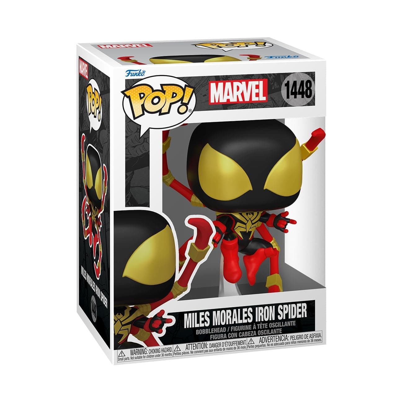 Pop! Marvel SP Comics - Miles Morales Iron Spider is - 1/6 Quote For Rare Chase Variant - Marvel Comics Vinyl Collectible Figure - Gift Idea - Official Merchandise