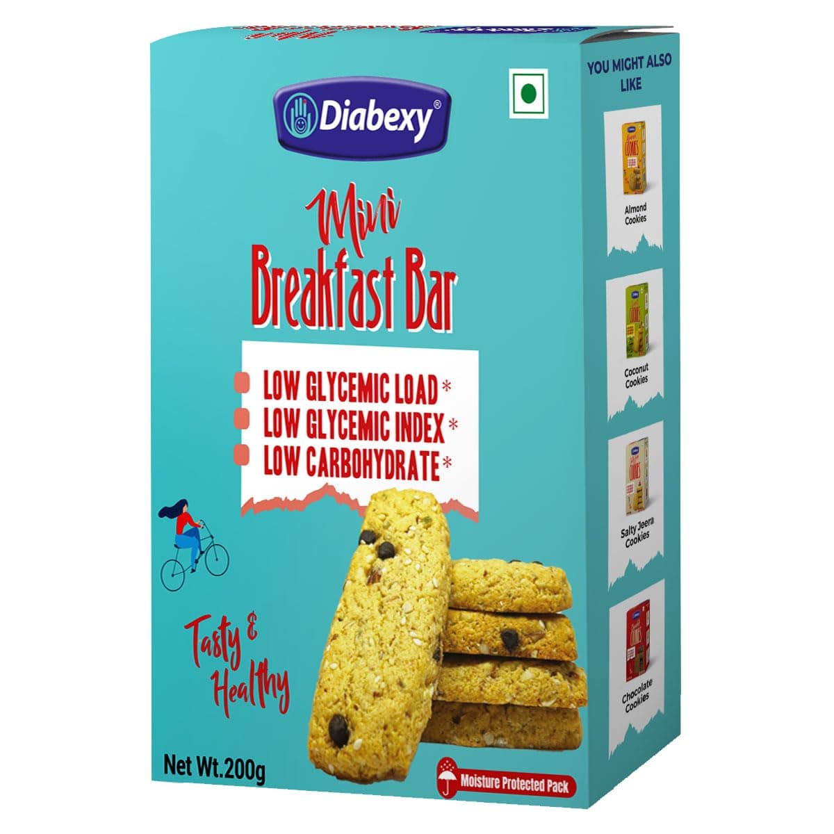 Diabexy Mini Breakfast Bar 200gm