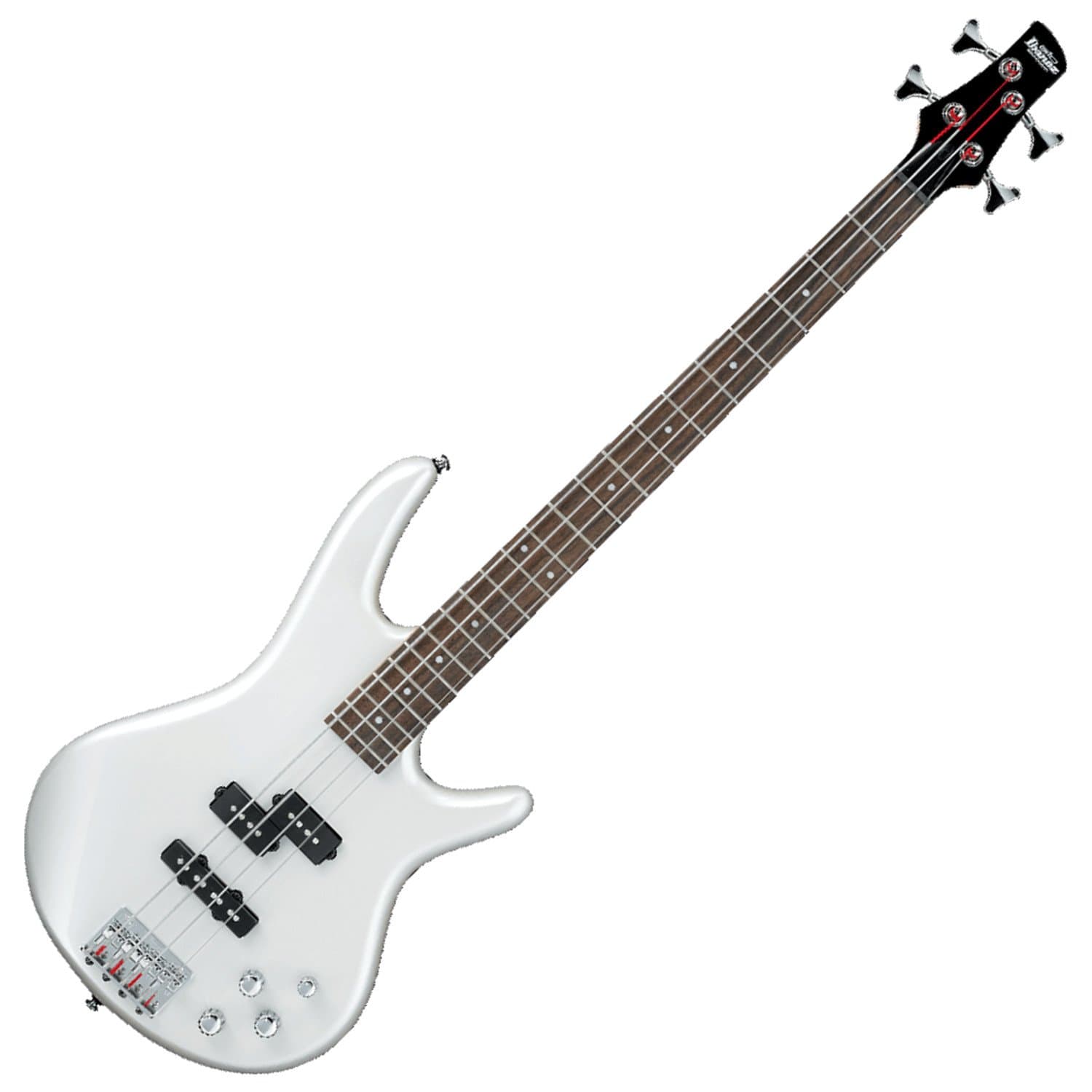 Ibanez GIO Ibanez Beginner 4 String Electric Bass Set with Accessory Set (Pearl White) GSR200-PW
