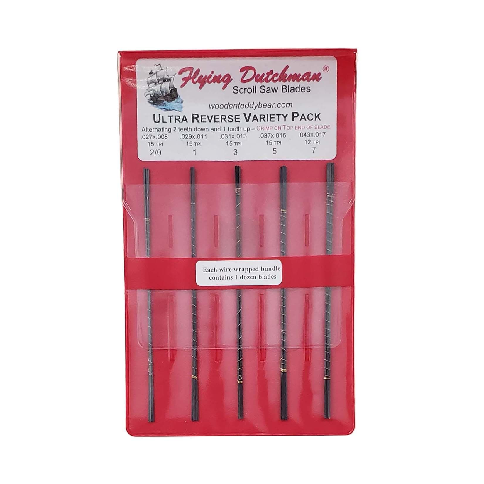 Ultra Reverse Five Dozen Pinless Scroll Saw Blade Variety Pack