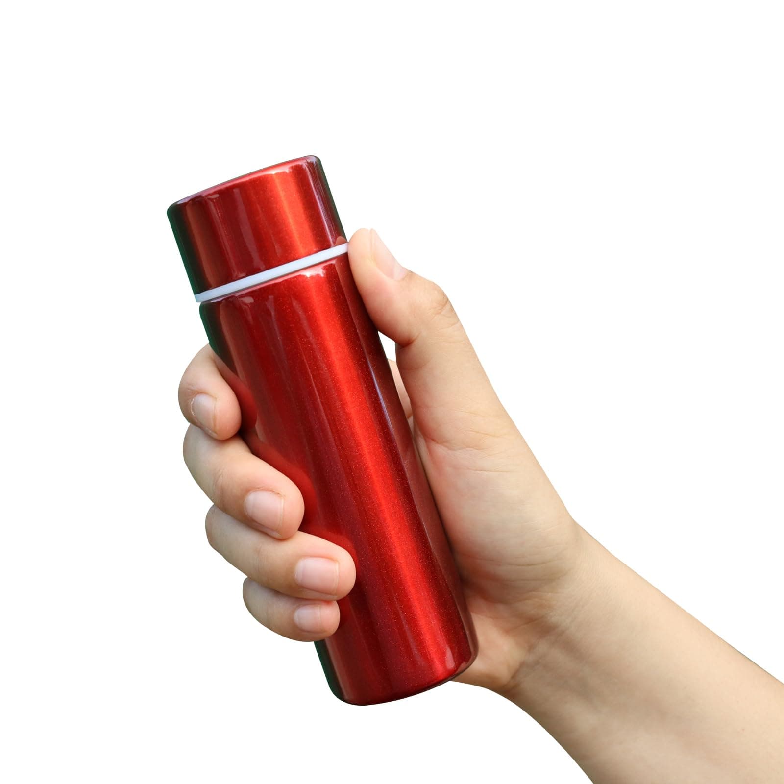 150ml Mini Cute Coffee Vacuum Small flasks Small Capacity Portable Stainless Steel Travel Drink Water Bottle Insulated Cup (red)