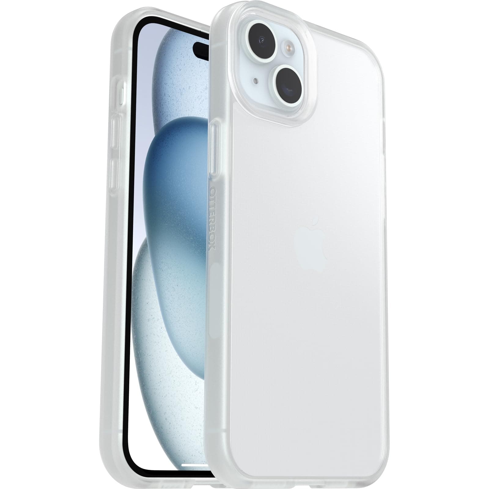 OtterBox Sleek React Series Case for iPhone 15 Plus/iPhone 14 Plus, Shockproof, Drop Proof, Ultra-Slim, Protective Thin Case, Tested to Military Standard, Clear, No Retail Packaging