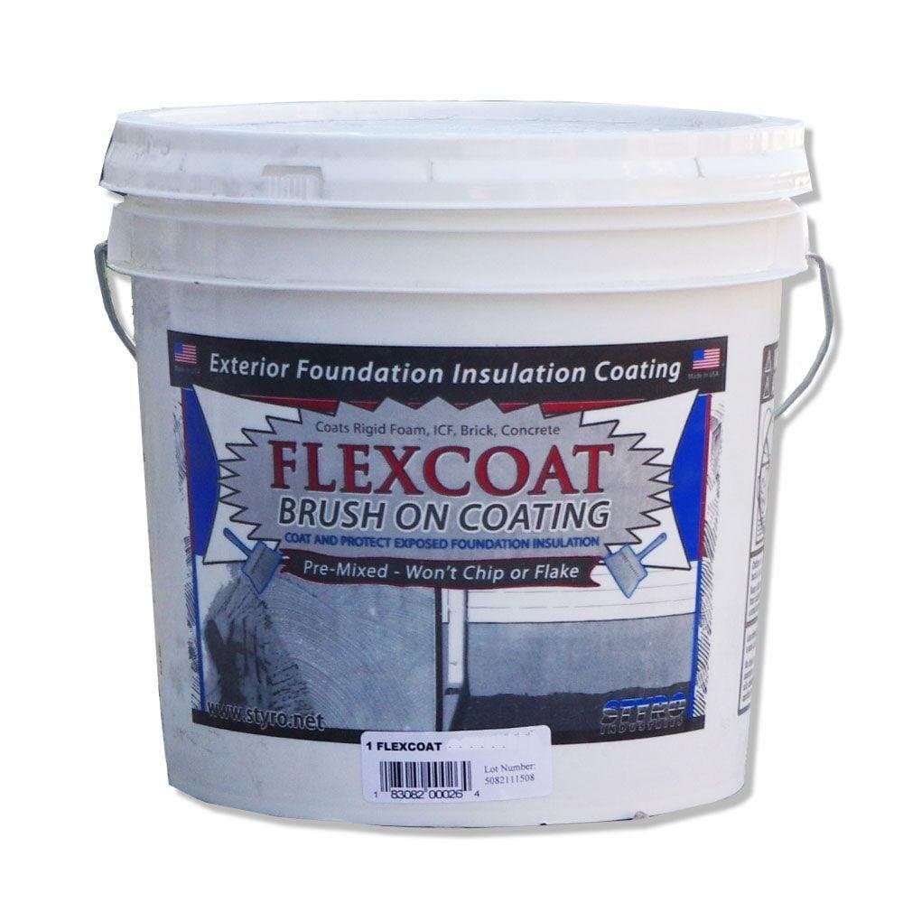 2-Gal. Concrete Grey FlexCoat Brush on Foundation Coating