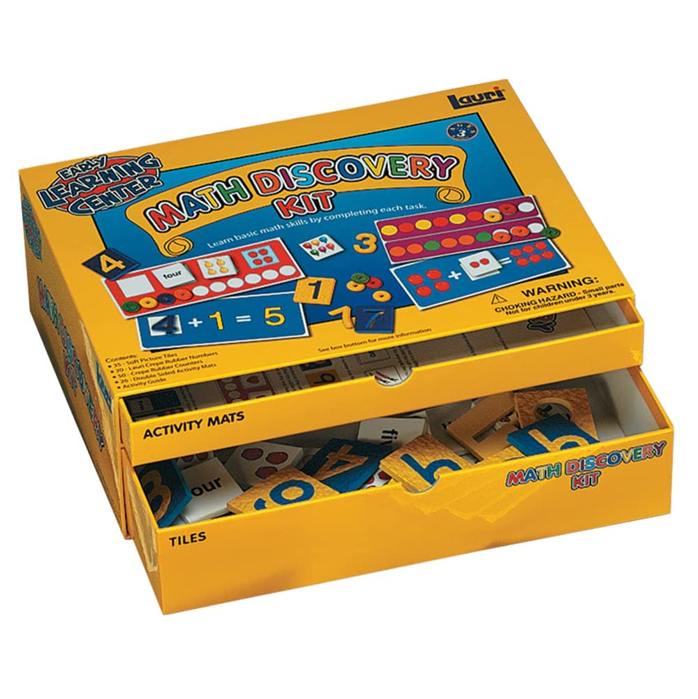 PlayMonster LR-2384 Early Learning Center Math Discovery Kit, Multi, 17 14 x 1/8"