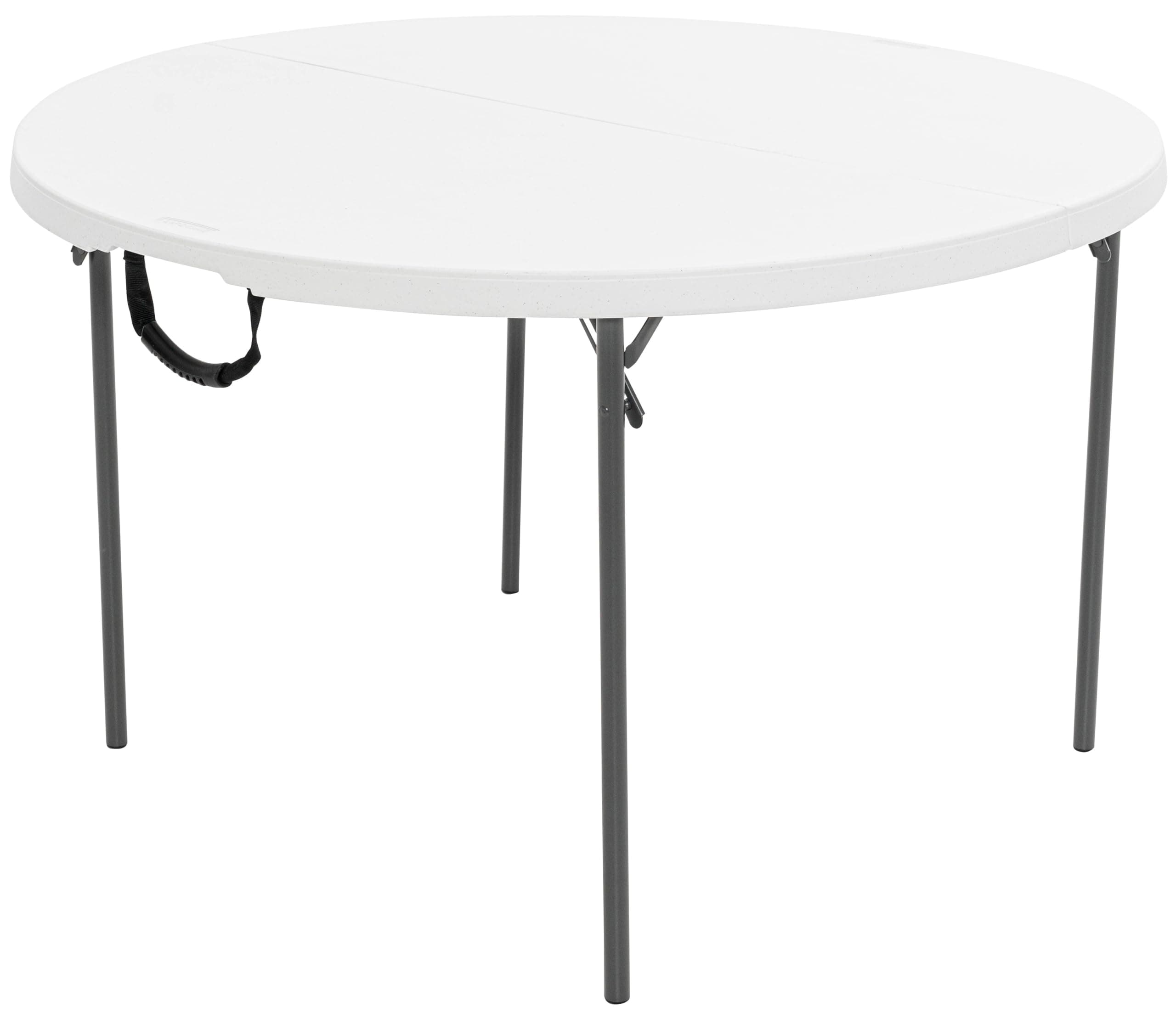 LIFETIME Light Commercial Fold-in-Half Round Table, 4-Foot