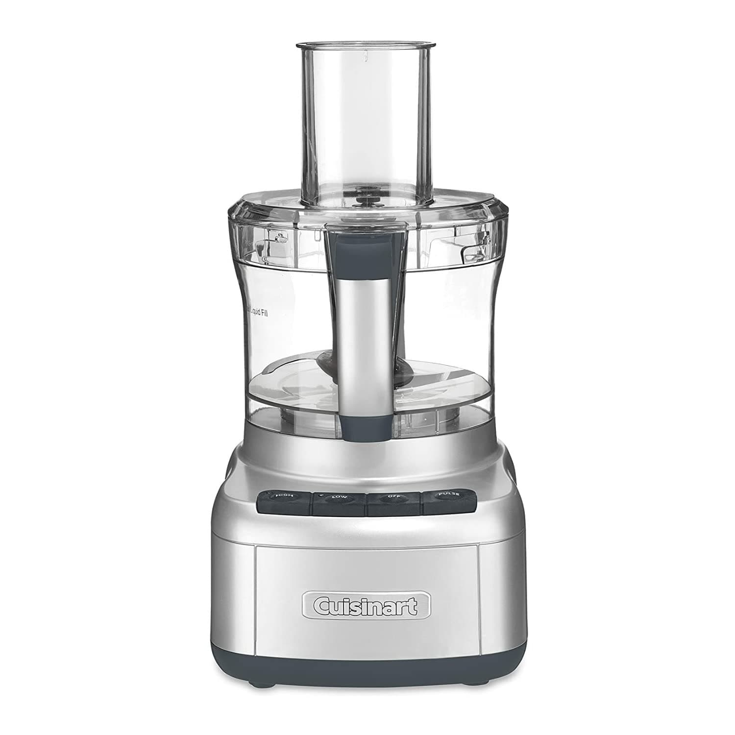8 Cup Food Processor, 350-Watt Motor, Medium to Fine Slicing Discs, FP-8SV, Silver