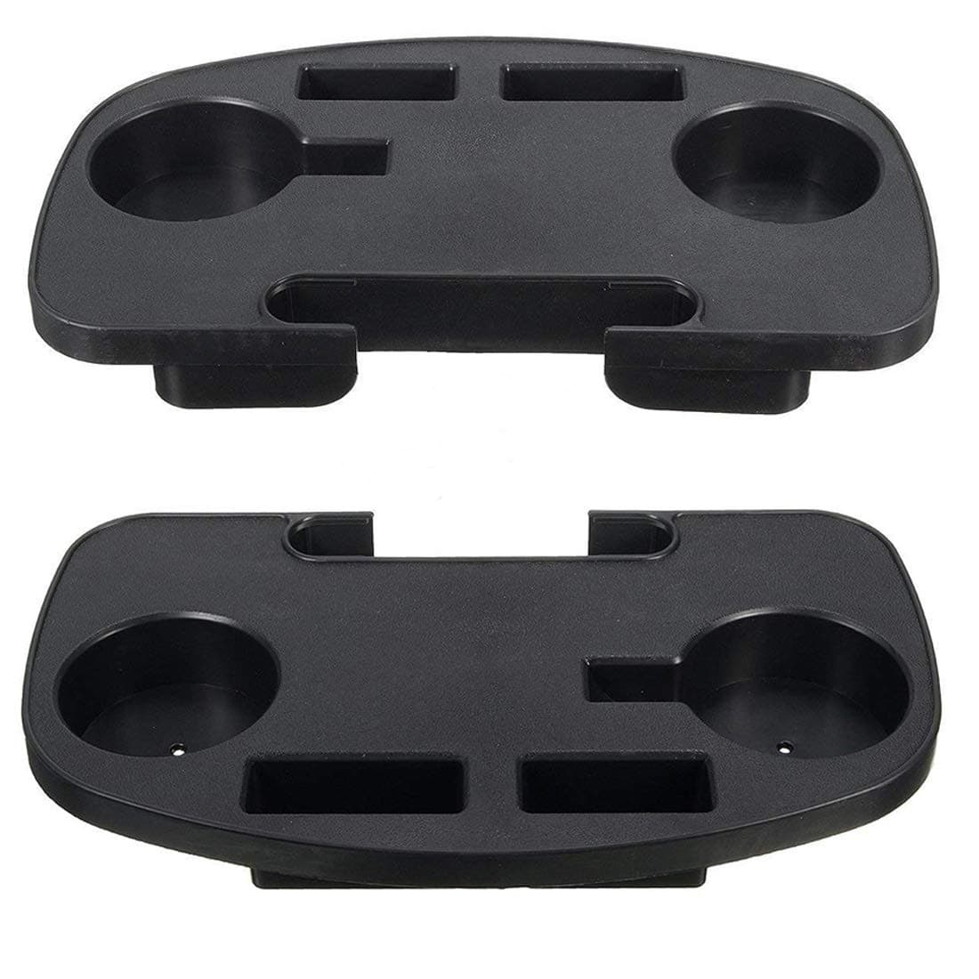 Universal Cup Holder for Zero Gravity Chair Utility Tray Clip On Chair Table with Mobile Device Slot and Snack Tray 2 Pack (Style 2)