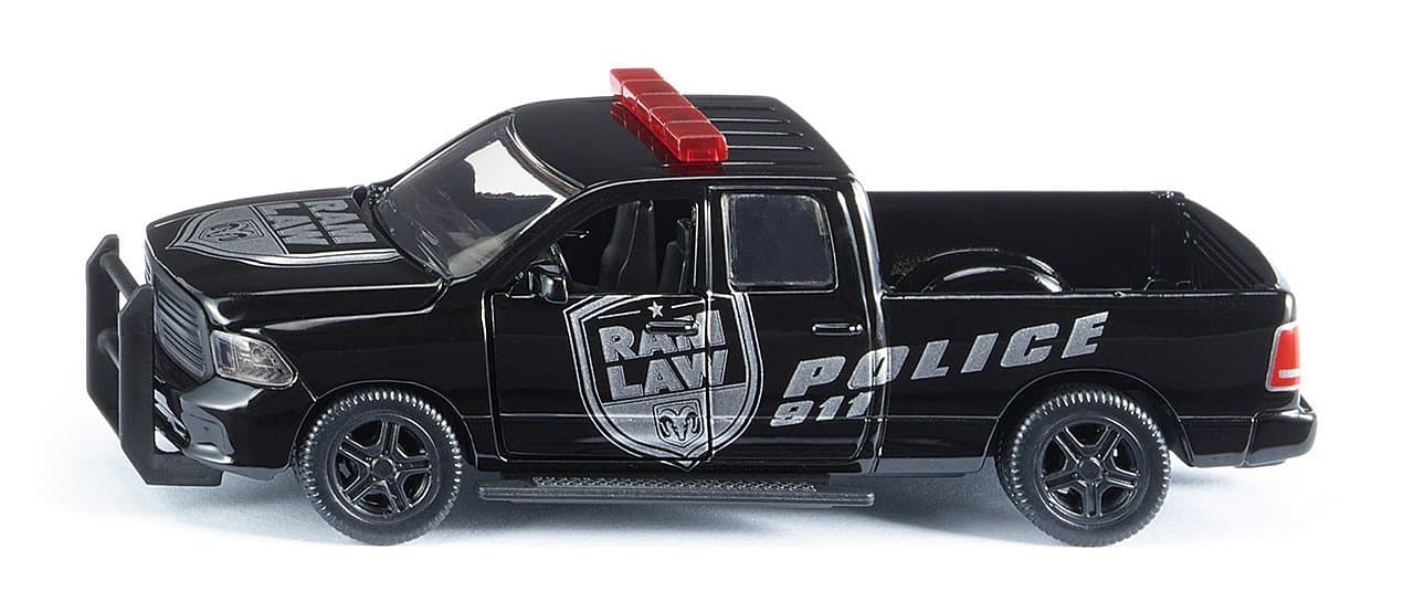 siku 2309, Dodge Ram 1500 Police Pick-Up, 1:50, Metal,Plastic, Removable tyres, Movable parts, Black