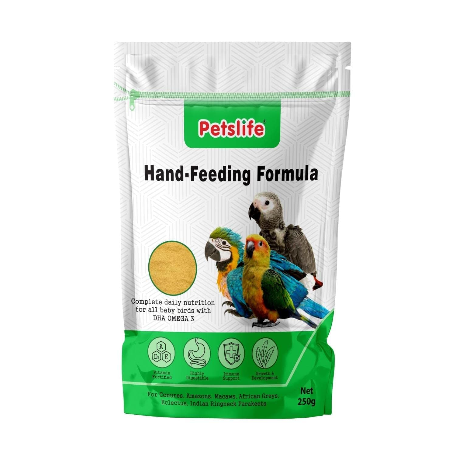 Petslife Hand-Feeding Formula - 250g