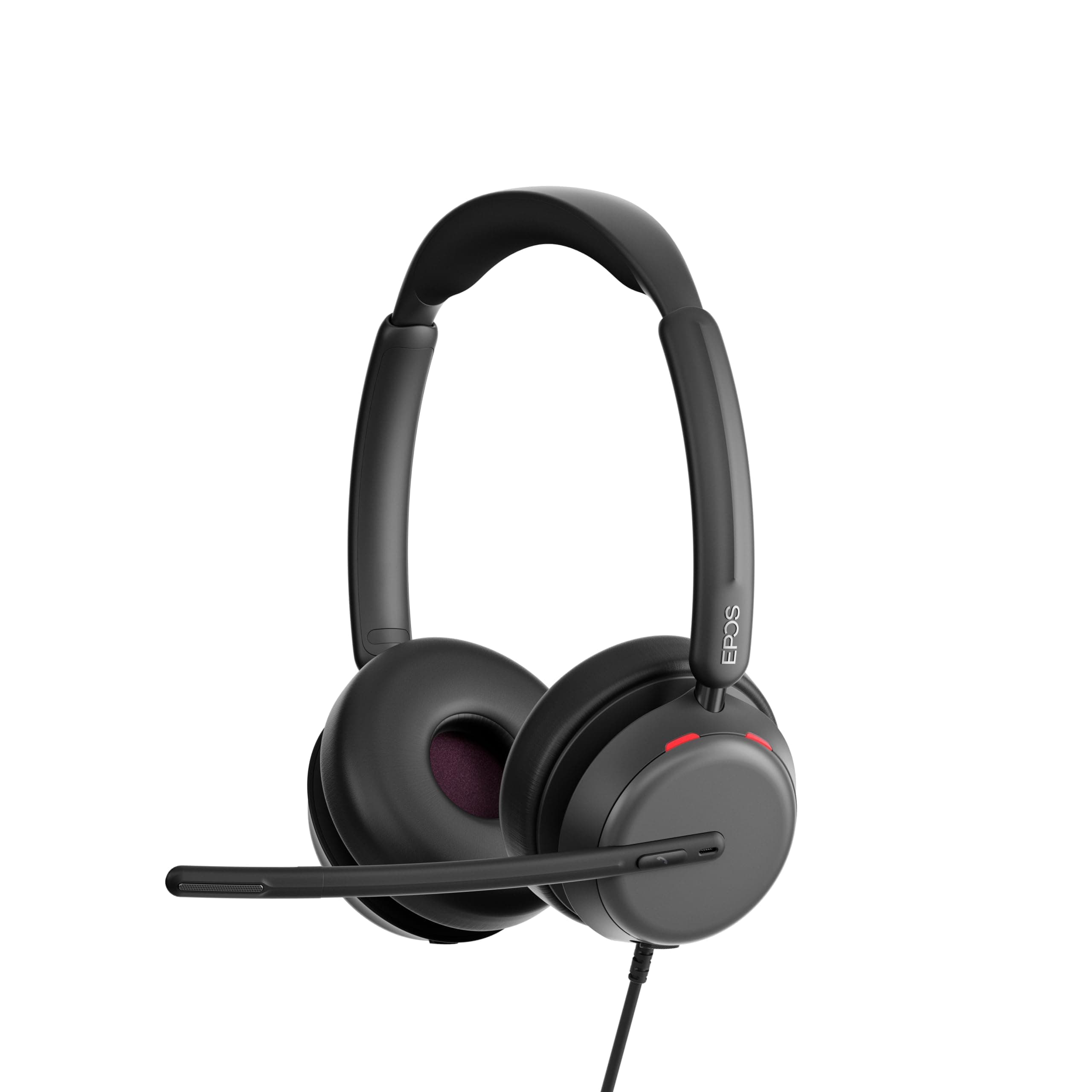 Impact 860 ANC Double-Sided Wired Headset with Active Noise Cancellation, USB C & USB A, Lightweight, Comfortable Fit, Microsoft Teams & Zoom Compatible for Office Work, Black