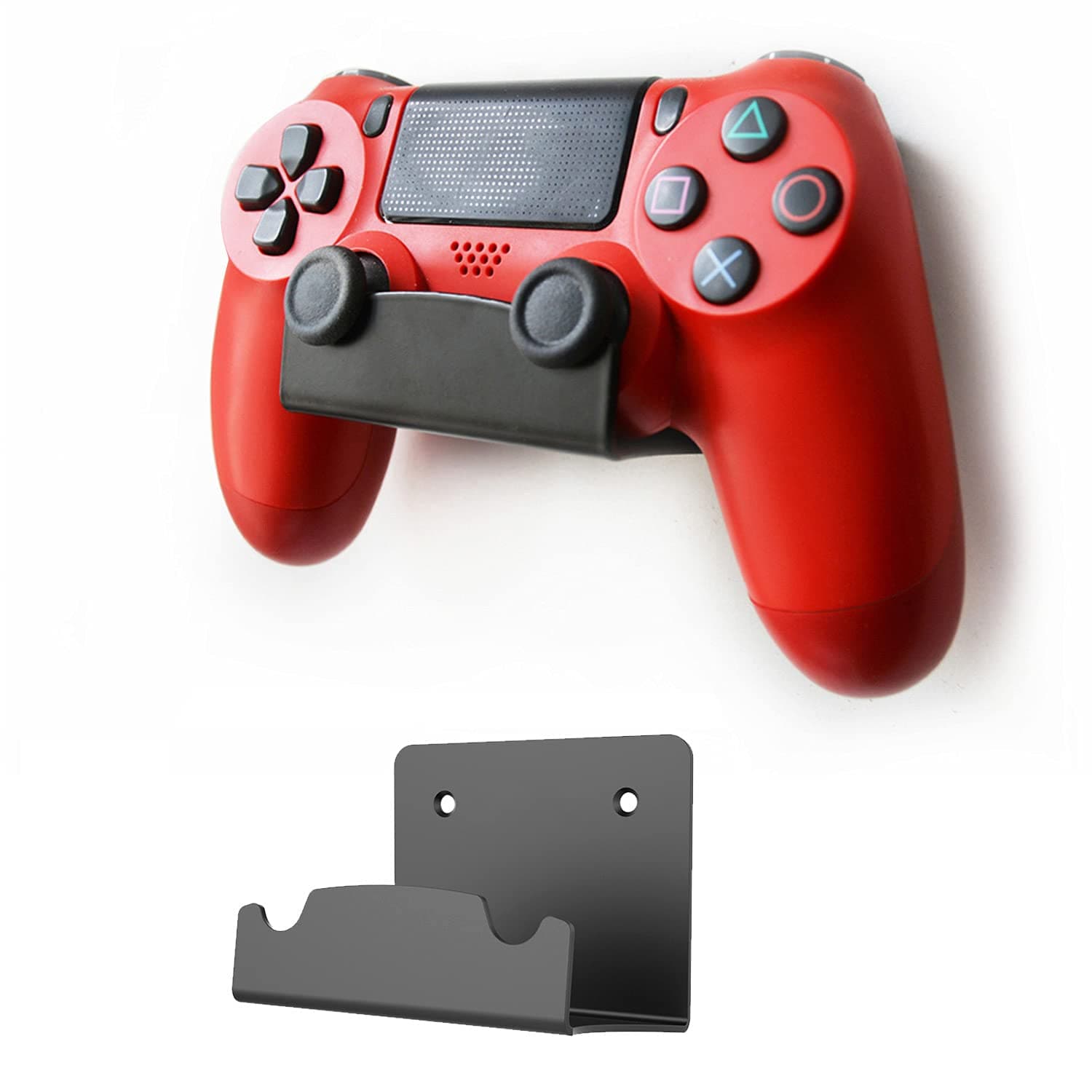 Monzlteck New Wall Mount For PS4 Controller(DualShock 4),Custom Design,NO Falling,Screw-Free Application