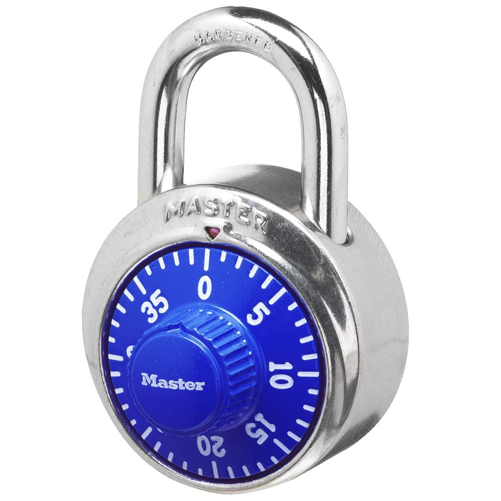 Master Lock Combination Lock for Gym Lockers – Master Lock Locker Combination Padlock, Pack, Blue – The Ideal Combo Lock for School/Gym Locker Security