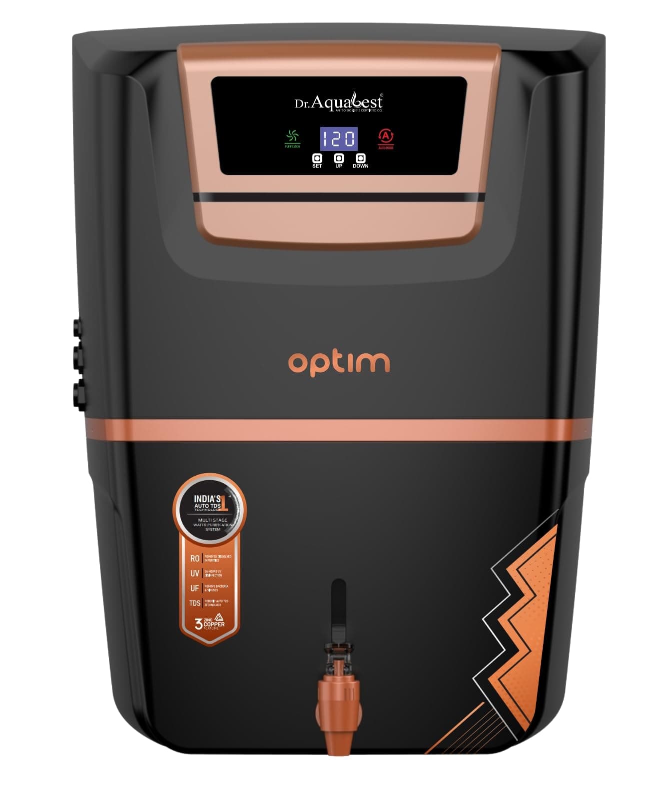 Dr.Aquabest Optim Water Purifier (Black)