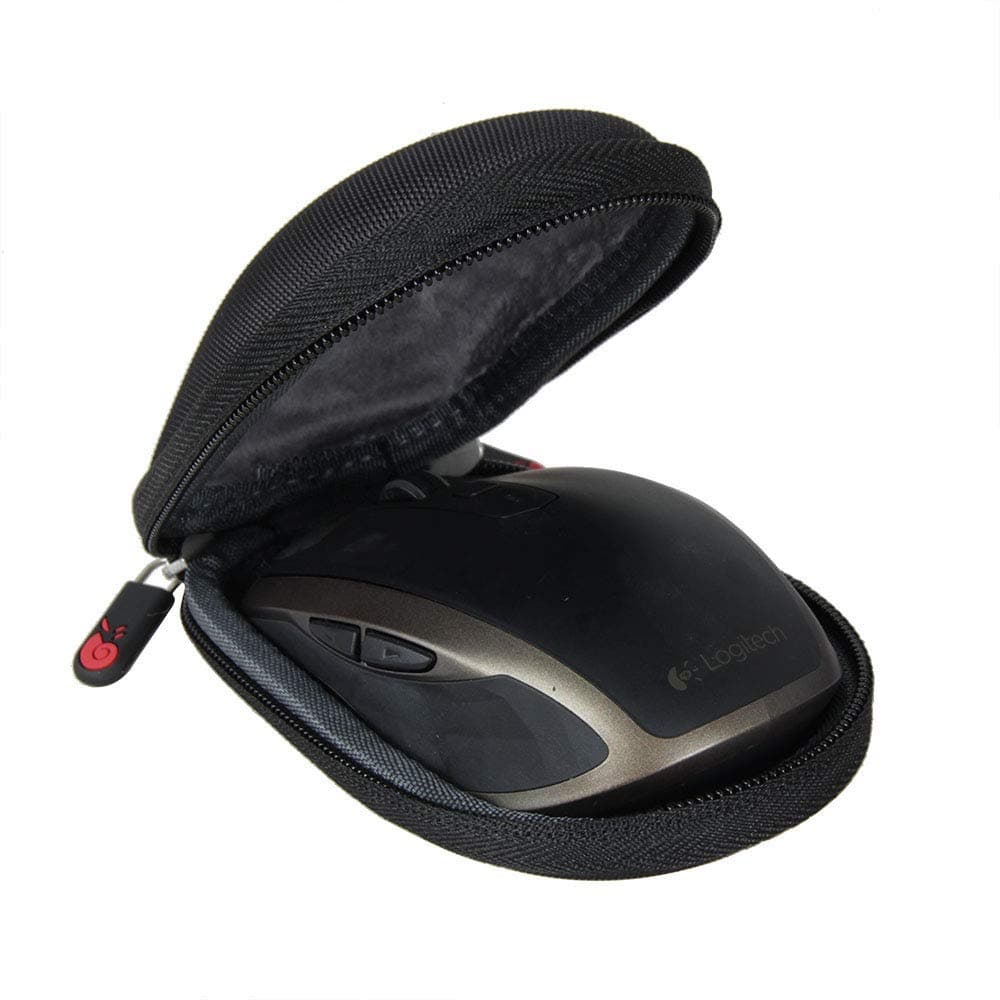 For Logitech MX Anywhere 1 2 Gen Wireless Mobile Mouse Travel EVA Hard Protective Case Carrying Pouch Cover Bag Compact Sizes by Hermitshell