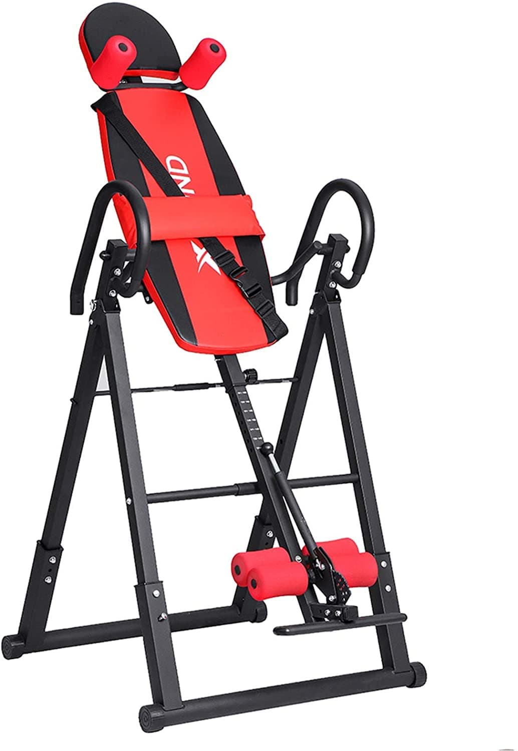 Strength Training Inversion Equipment, Gravity Heavy Duty Inversion Table with Headrest & Adjustable Protective Belt