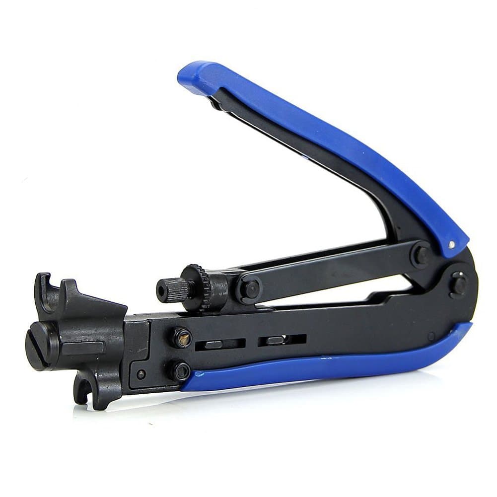 eoocvt Agile-Shop Adjustable Universal Compression Tool for Coax RG6 RG59 RG11 Cable F-Connector
